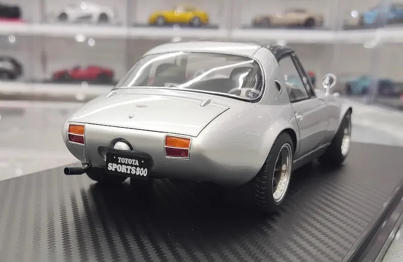1:18 Toyota 1965 Sports 800 Special Silver Die Cast Model Car