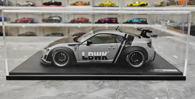 1:18 Toyota 2012 86/Subaru BRZ LBWK Gray Die Cast Model Car