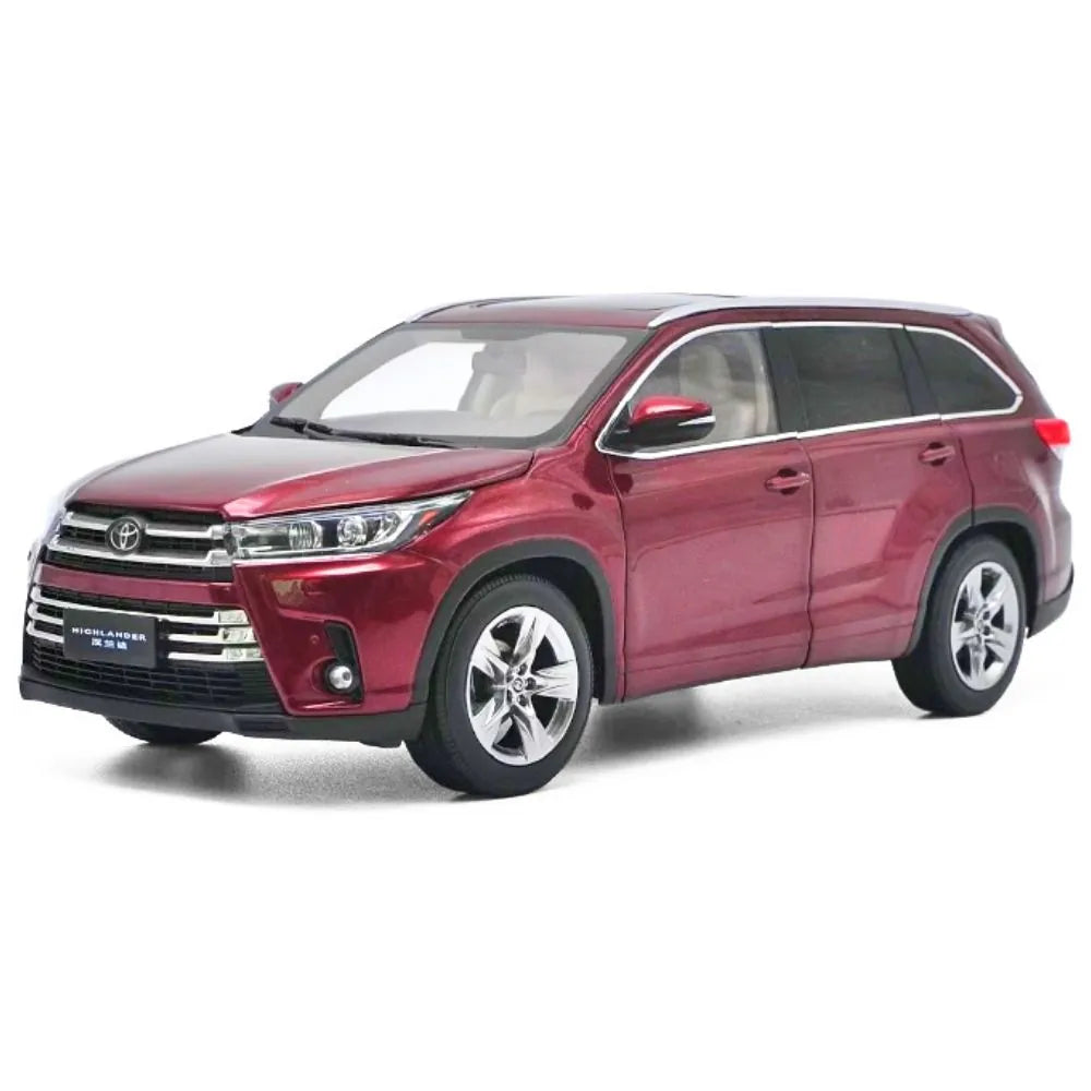 1:18 Toyota 2018 Highlander Die Cast Model Car