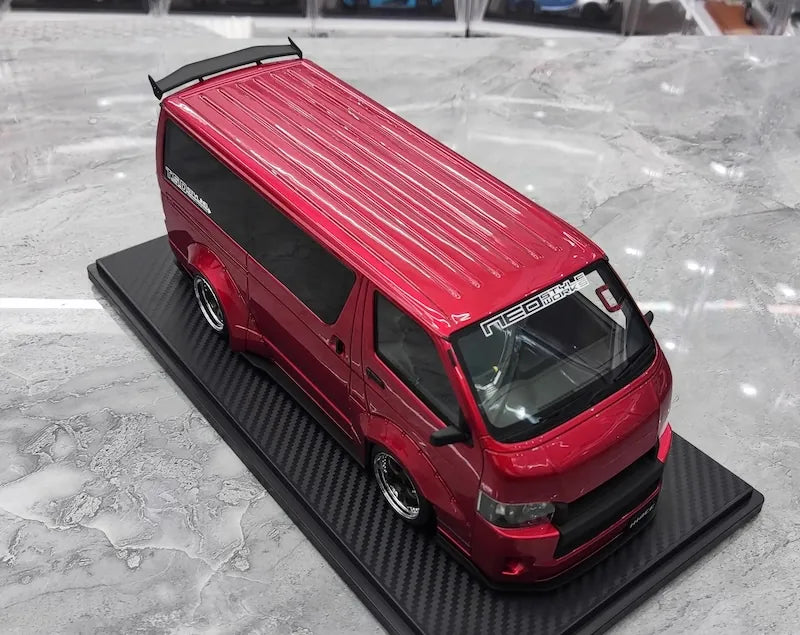 1:18 Toyota 2023 Hiace TSD Works Die Cast Model Car