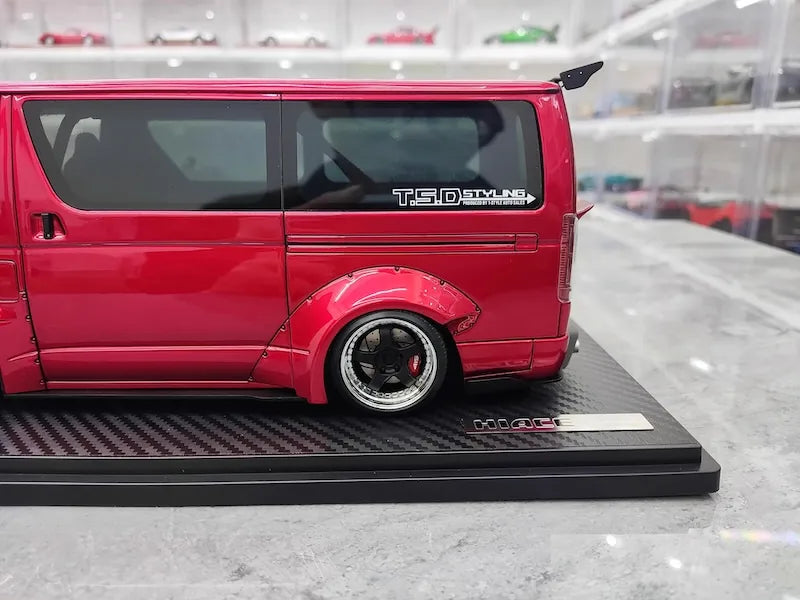 1:18 Toyota 2023 Hiace TSD Works Die Cast Model Car
