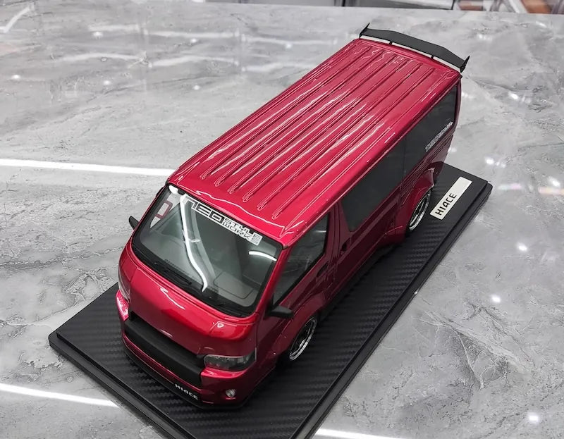 1:18 Toyota 2023 Hiace TSD Works Die Cast Model Car