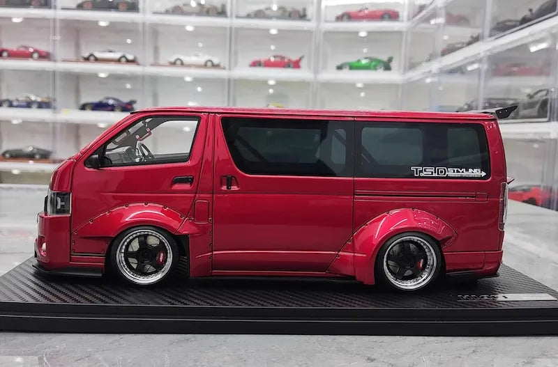 1:18 Toyota 2023 Hiace TSD Works Die Cast Model Car
