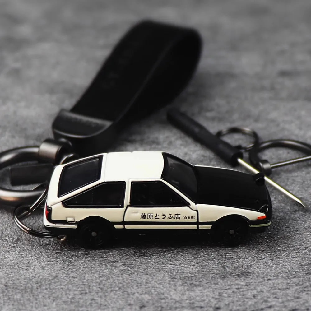 Toyota AE86 Trueno Keychain 1:64 Model Car Keychain