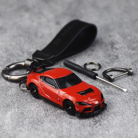 Toyota GR Supra Widebody Keychain 1:64 Model Car Keychain