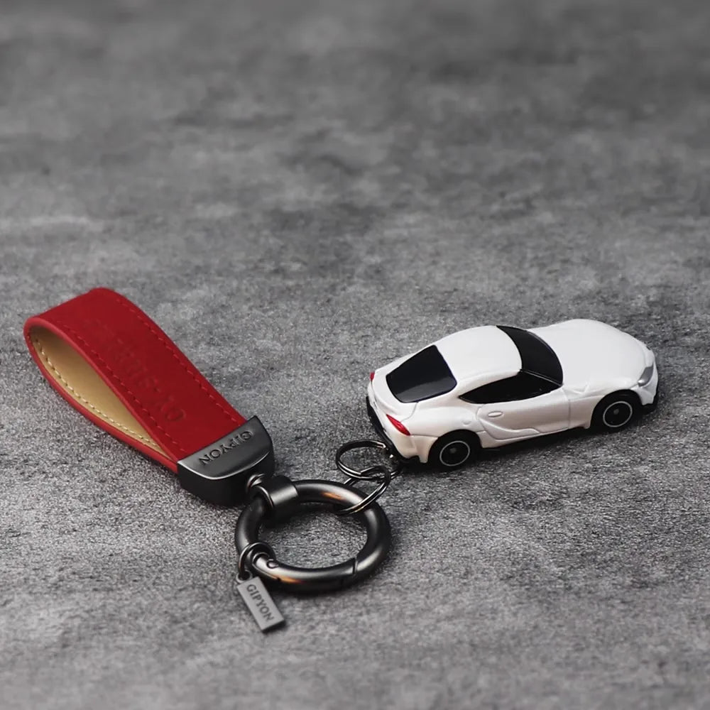 Toyota GR Supra 화이트 Keychain 1:64 모형 자동차 Keychain