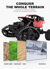 1:16 스케일 Tracked RC Climbing Car - All-Terrain Off-Road 4WD Vehicle RC Car