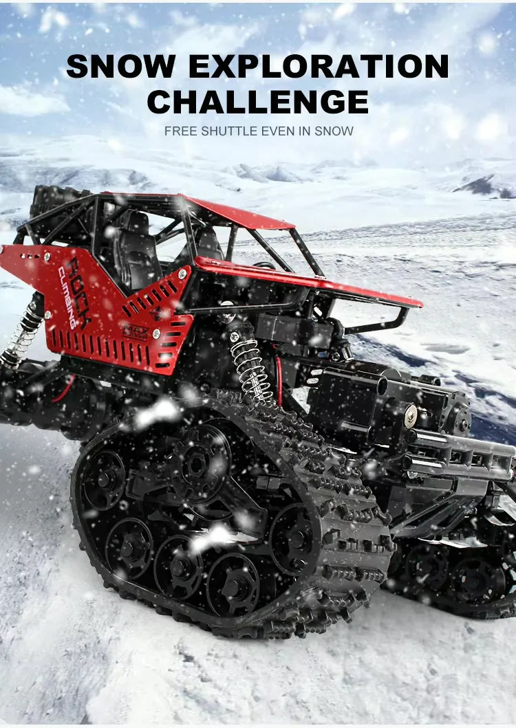 1:16 스케일 Tracked RC Climbing Car - All-Terrain Off-Road 4WD Vehicle RC Car