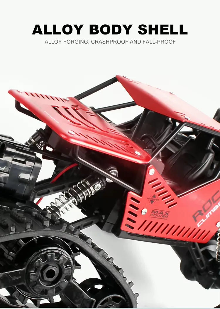 1:16 스케일 Tracked RC Climbing Car - All-Terrain Off-Road 4WD Vehicle RC Car