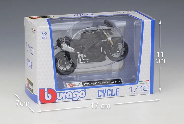 1:18 Triumph 2011 Speed Triple Motorcycle Model