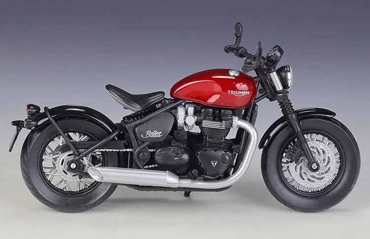 1:12 Triumph 2021 Bonneville Bobber Motorcycle Model