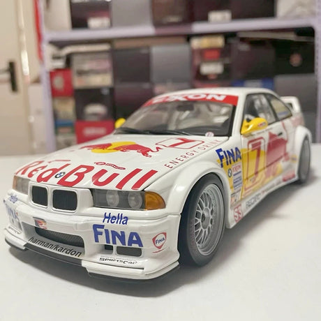[UT] 1:18 BMW 1993 E36 M3 GTR rouge Bull voiture miniature Die-Cast
