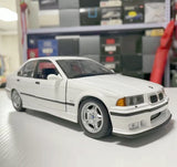 [UT] 1:18 BMW 1993 E36 M3 White Model Car Die-Cast