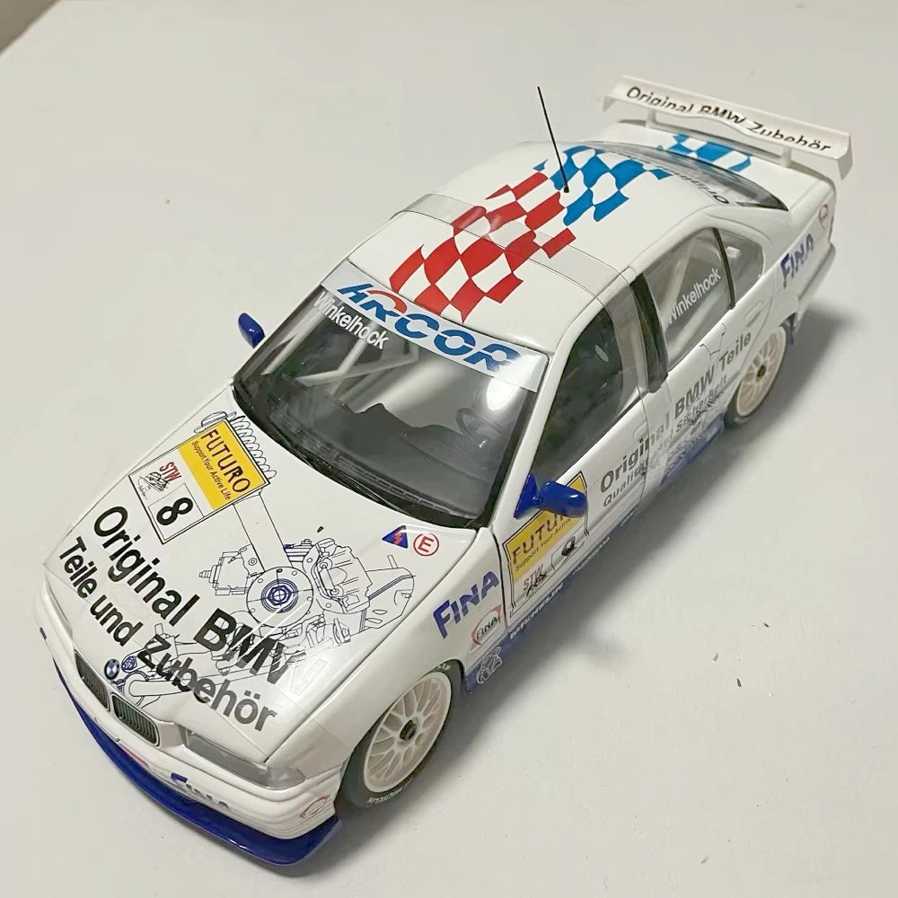 [UT] 1:18 BMW 1998 E36 320i STW Winkelhock #8 Model Car Die-Cast