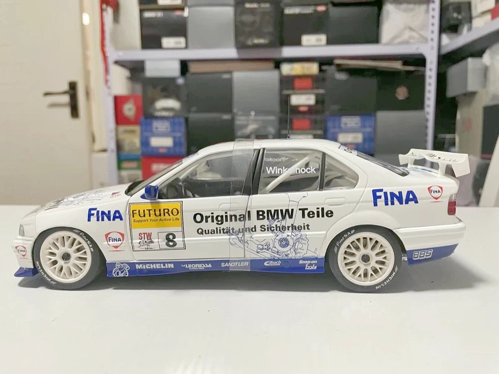 [UT] 1:18 BMW 1998 E36 320i STW Winkelhock #8 Model Car Die-Cast