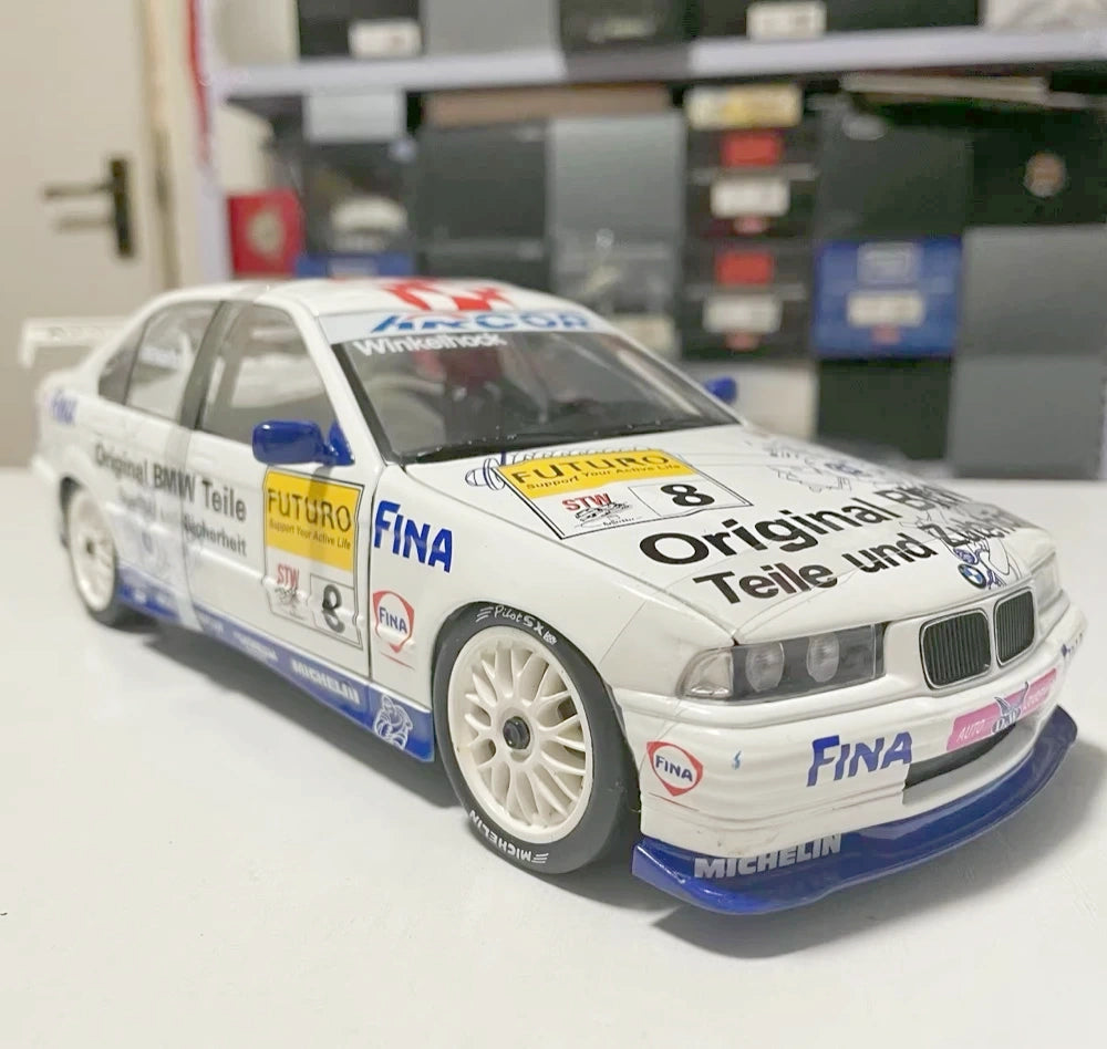 [UT] 1:18 BMW 1998 E36 320i STW Winkelhock #8 Model Car Die-Cast