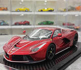 [Ultra Unique] 1:18 Ferrari 2013 LaFerrari Red & White Line Model Car Resin