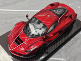 [Ultra Unique] 1:18 Ferrari 2013 LaFerrari Red & White Line Model Car Resin