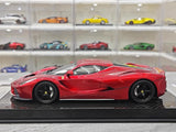 [Ultra Unique] 1:18 Ferrari 2013 LaFerrari Red & White Line Model Car Resin