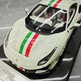 [Ultra Unique] 1:18 Ferrari 2018 488 Pista Luminous Model Car Resin