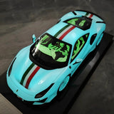 [Ultra Unique] 1:18 Ferrari 2018 488 Pista Luminous Model Car Resin