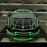[Ultra Unique] 1:18 Lamborghini 2015 Aventador LP750-4 SV Black Model Car Resin