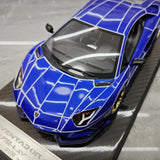 [Ultra Unique] 1:18 Lamborghini 2015 Aventador LP750-4 SV sininen pienoismalli Hartsi