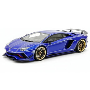 [Ultra Unique] 1:18 Lamborghini 2015 Aventador LP750-4 SV sininen pienoismalli Hartsi