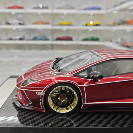 Ultra Unique Lamborghini 2015 Aventador LP750-4 SV rood 1:18 – Collectible resin Model resin