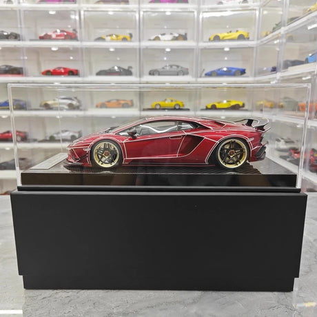 Ultra Unique Lamborghini 2015 Aventador LP750-4 SV rood 1:18 – Collectible resin Model resin
