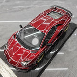 Ultra Unique Lamborghini 2015 Aventador LP750-4 SV rood 1:18 – Collectible resin Model resin