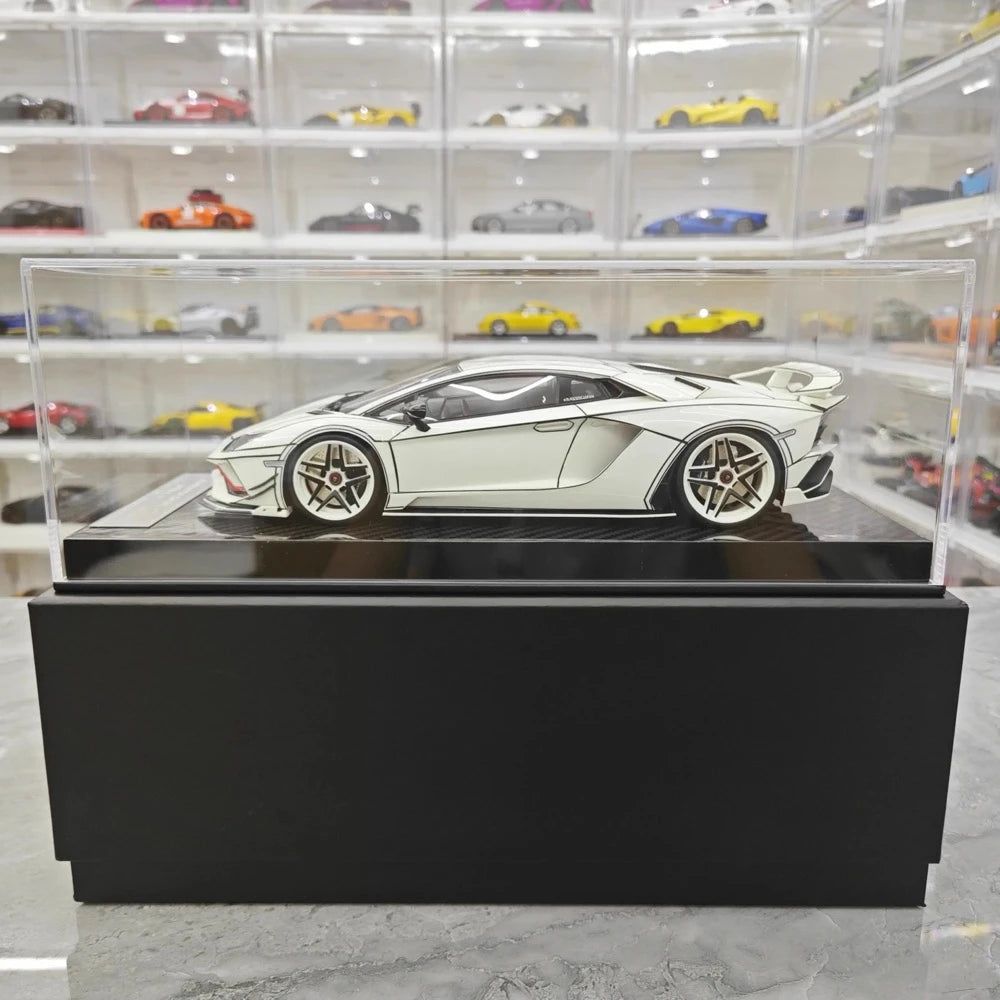 [Ultra Unique] 1:18 Lamborghini 2015 Aventador LP750-4 SV blanc voiture miniature Resin