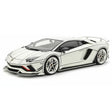 [Ultra Unique] 1:18 Lamborghini 2015 Aventador LP750-4 SV White Model Car Resin