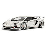 Ultra Unique Lamborghini 2015 Aventador LP750-4 SV wit 1:18 – verzamelmodelauto van resin