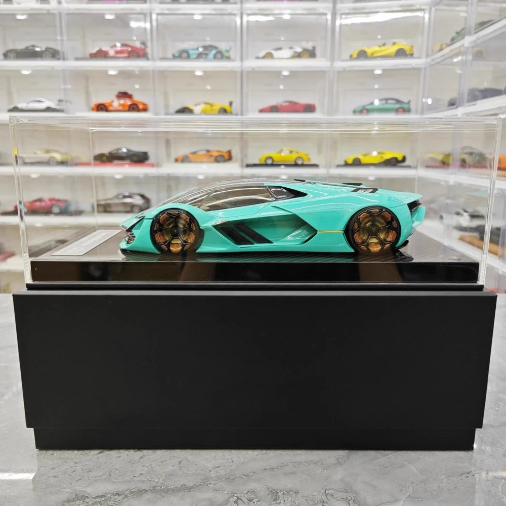 [Ultra Unique] 1:18 Lamborghini 2017 Terzo Millennio Blue Model Car Resin