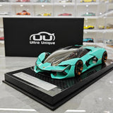 [Ultra Unique] 1:18 Lamborghini 2017 Terzo Millennio Blue Model Car Resin