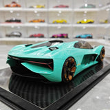 [Ultra Unique] 1:18 Lamborghini 2017 Terzo Millennio Blue Model Car Resin