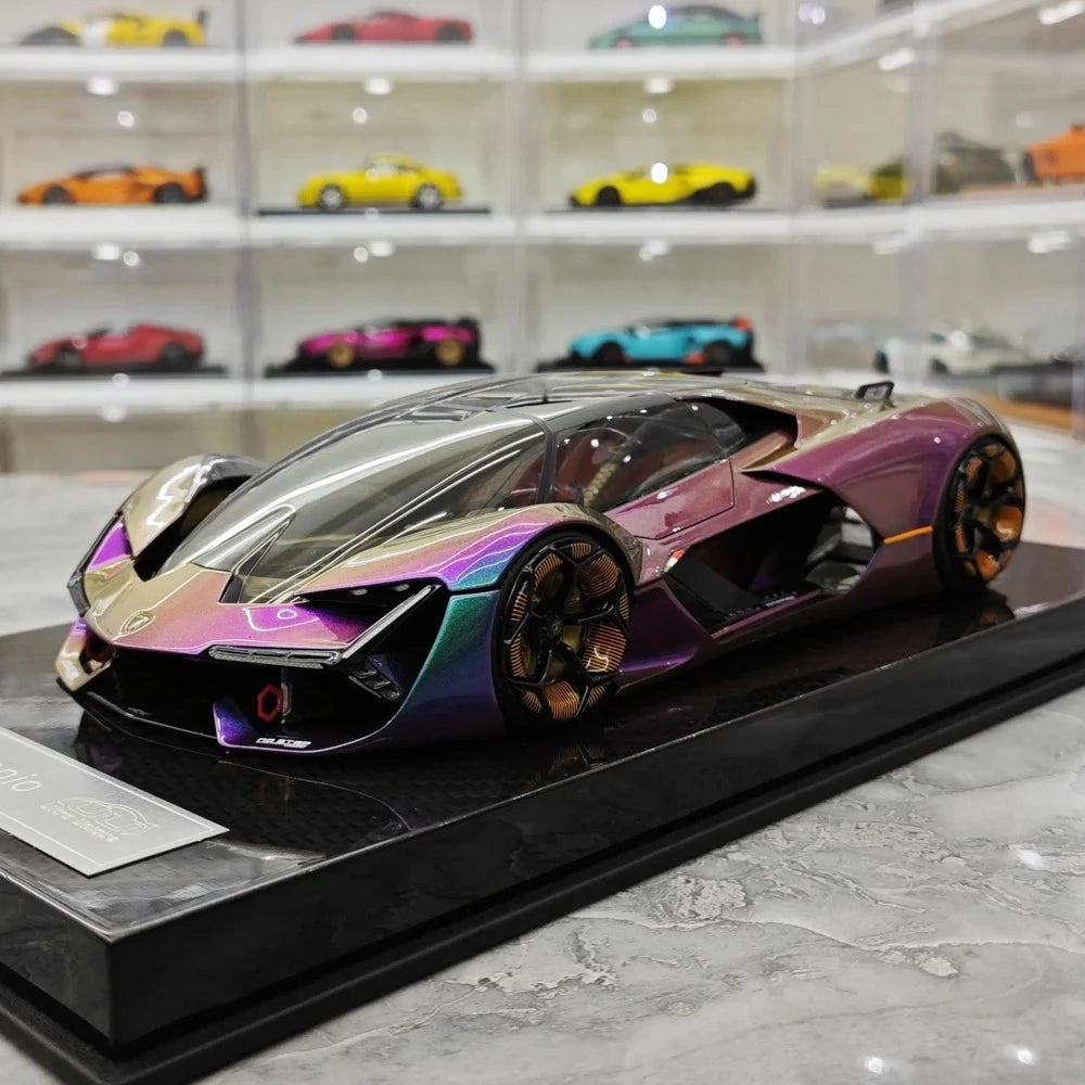 [Ultra Unique] 1:18 Lamborghini 2017 Terzo Millennio Gradient Model Car Resin