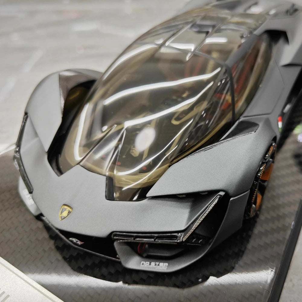 [Ultra Unique] 1:18 Lamborghini 2017 Terzo Millennio Gray Model Car Resin