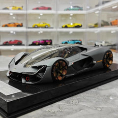 [Ultra Unique] 1:18 Lamborghini 2017 Terzo Millennio Gray Model Car Resin