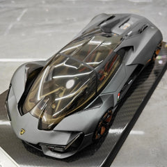 [Ultra Unique] 1:18 Lamborghini 2017 Terzo Millennio Gray Model Car Resin
