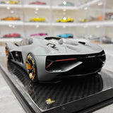 [Ultra Unique] 1:18 Lamborghini 2017 Terzo Millennio Gray Model Car Resin