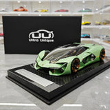 [Ultra Unique] 1:18 Lamborghini 2017 Terzo Millennio vert voiture miniature Resin