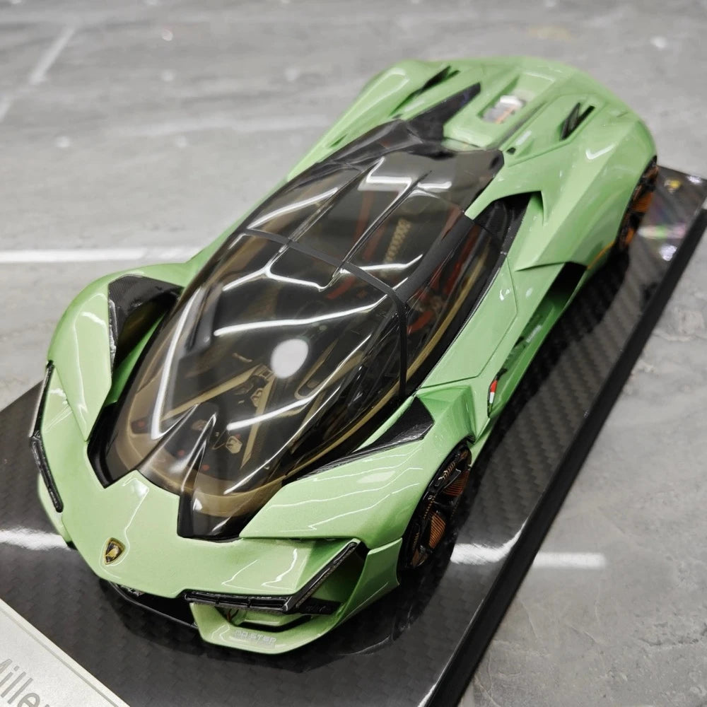[Ultra Unique] 1:18 Lamborghini 2017 Terzo Millennio vert voiture miniature Resin