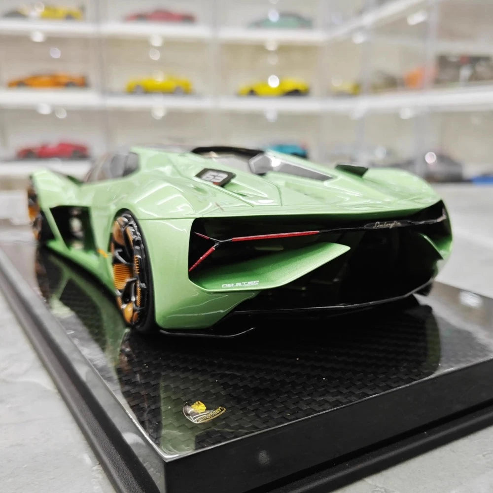 [Ultra Unique] 1:18 Lamborghini 2017 Terzo Millennio vert voiture miniature Resin
