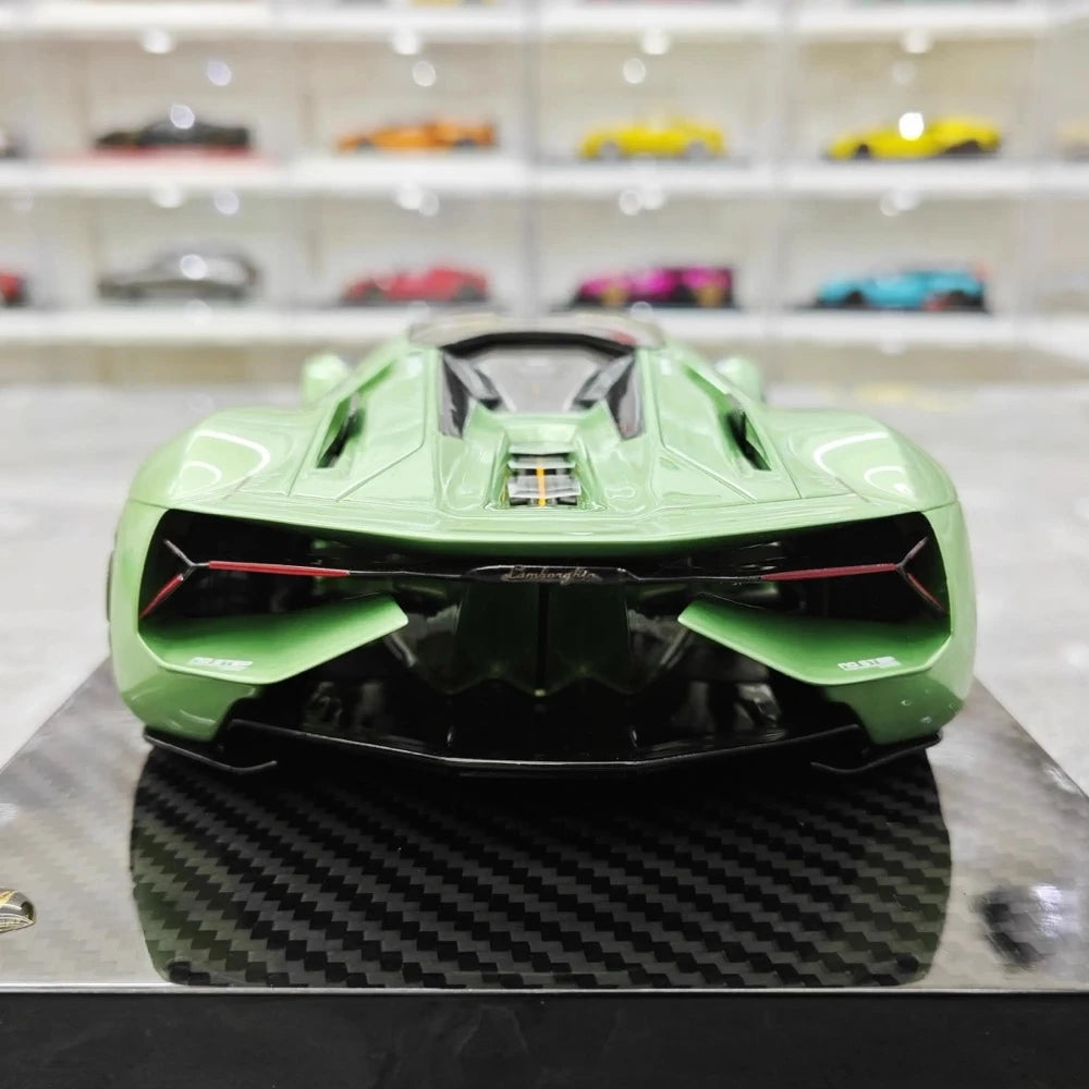 [Ultra Unique] 1:18 Lamborghini 2017 Terzo Millennio Green Model Car Resin