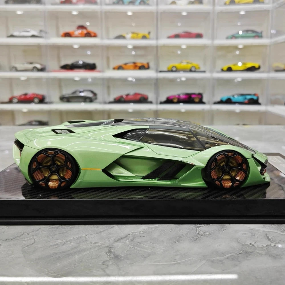 [Ultra Unique] 1:18 Lamborghini 2017 Terzo Millennio vert voiture miniature Resin