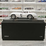 [V8] 1:18 Mercedes-Benz 1955 300 SLR Uhlenhaut coupé modello argento di auto in metallo pressofuso