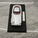 [V8] 1:18 Mercedes-Benz 1955 300 SLR Uhlenhaut coupé modello argento di auto in metallo pressofuso