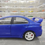 [VIAT] 1:18 Mitsubishi 2008 Lancer Evo X Metallic Blue Model Car Die-Cast